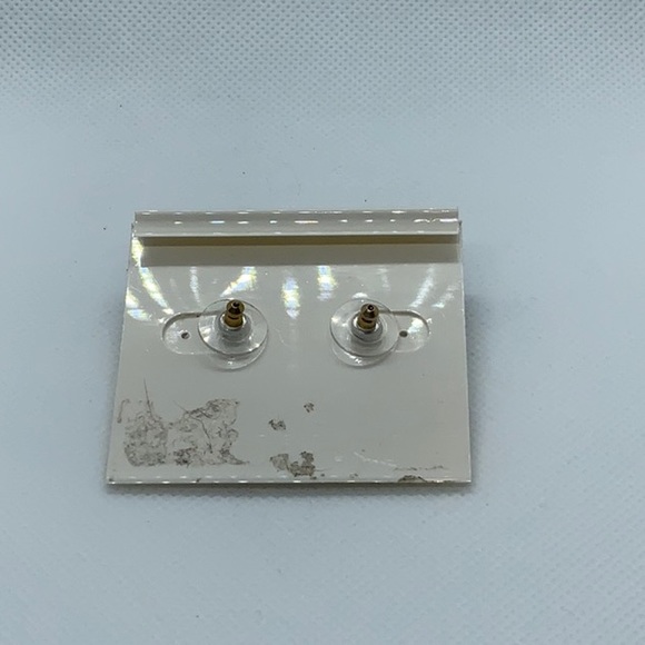 Laura Scott Red and Gold Earrings - Picture 2 of 2